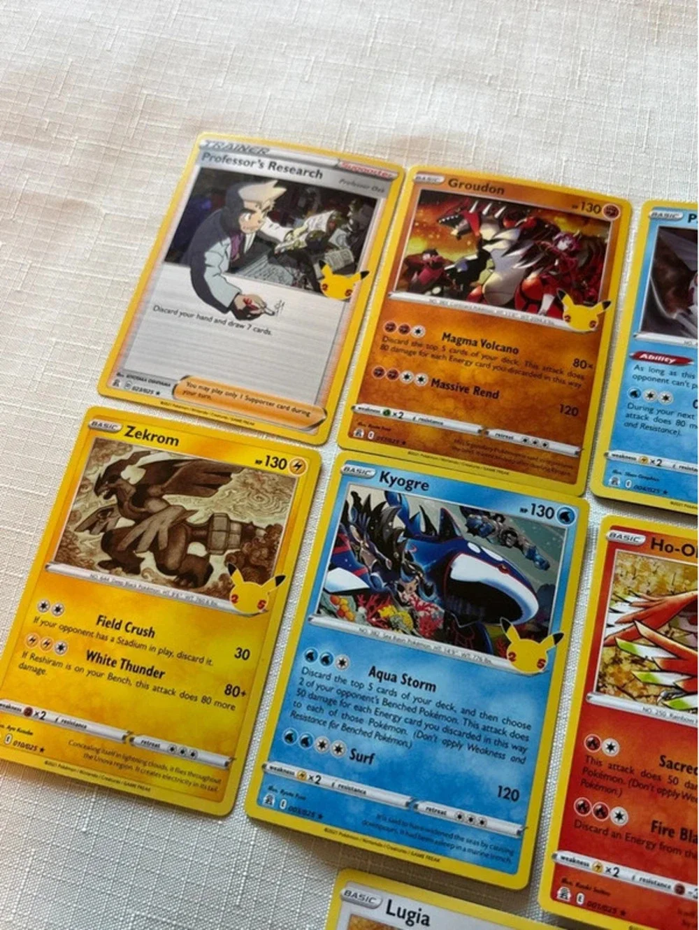 Pokemon Celebrations 2021 25th anniversary Card Lot of 12